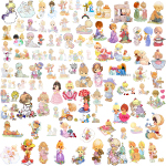 big collection of baby clipart